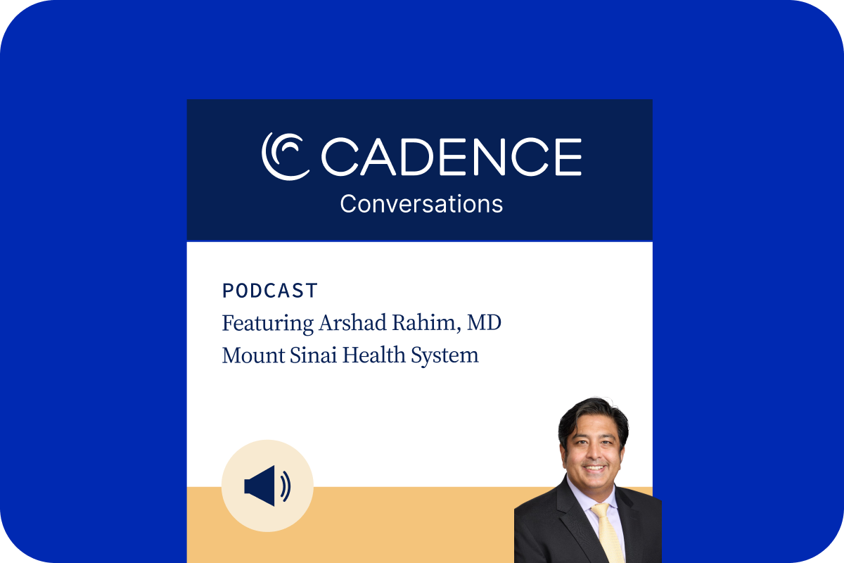 Mount Sinai's Dr. Arshad Rahim How to break down barriers to remote care
